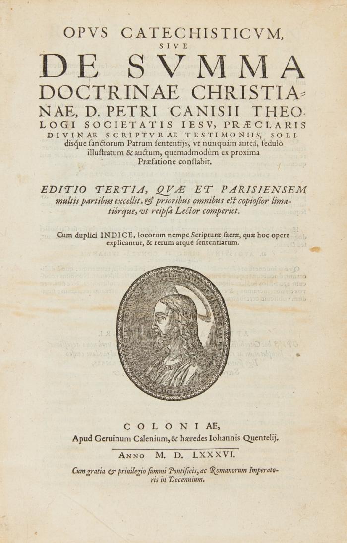 Opus catechisticum sive de summa doctrinae Christianae ... praeclaris divinae scripturae testimoniis, solidisque sanctorum Patrum sententijs .... Editio tertia.