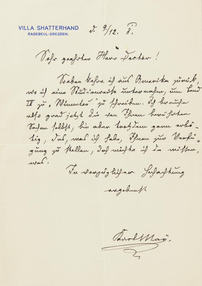 2 e. Briefe m. U.
