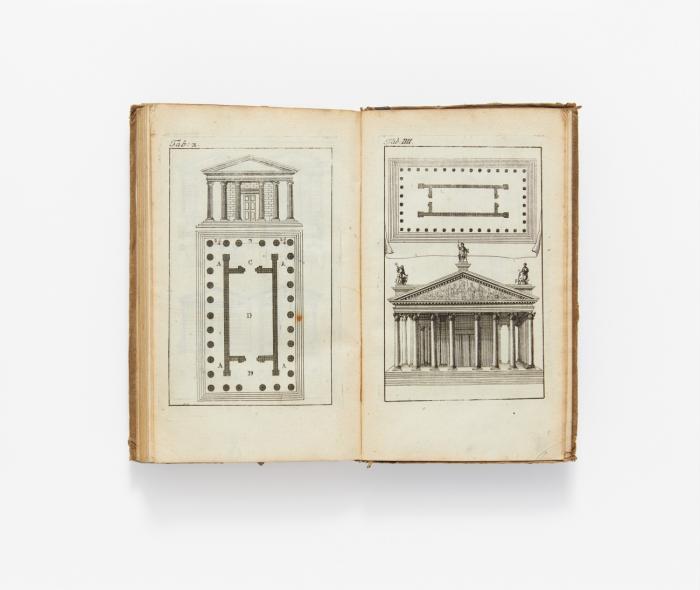 Des grossen und weltberühmten Vitruvii Architectura in das kurze verfasst ..... Nun aber nach dessen letzten Edition und Kupfern ...aus dem Französischen in das Teutsche übersetzt von M. Müller.