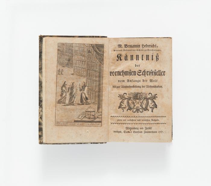 Känntniß der vornehmsten Schriftsteller vom Anfange der Welt bis zur Wiederherstellung der Wissenschaften. 2 Bde.