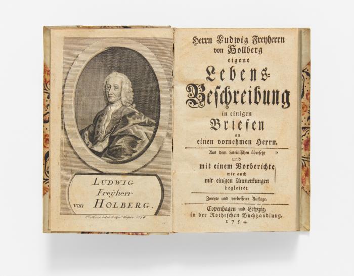 Herrn Ludwig Freyherrn von Hollberg eigene Lebens-Beschreibung in einigen Briefen an einen vornehmen Herrn. Aus dem Lateinischen übersetzt und mit einem Vorberichte wie auch mit einigen Anmerkungen begleitet. Zweyte und verbesserte Auflage.
