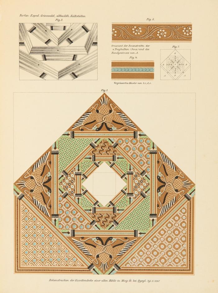 Altbuddhistische Kultstätten in Chinesisch-Turkistan. Berich über archäologische Arbeiten von 1906 bis 1907 bei Kuca Qarashar und in der Oase Turfan.