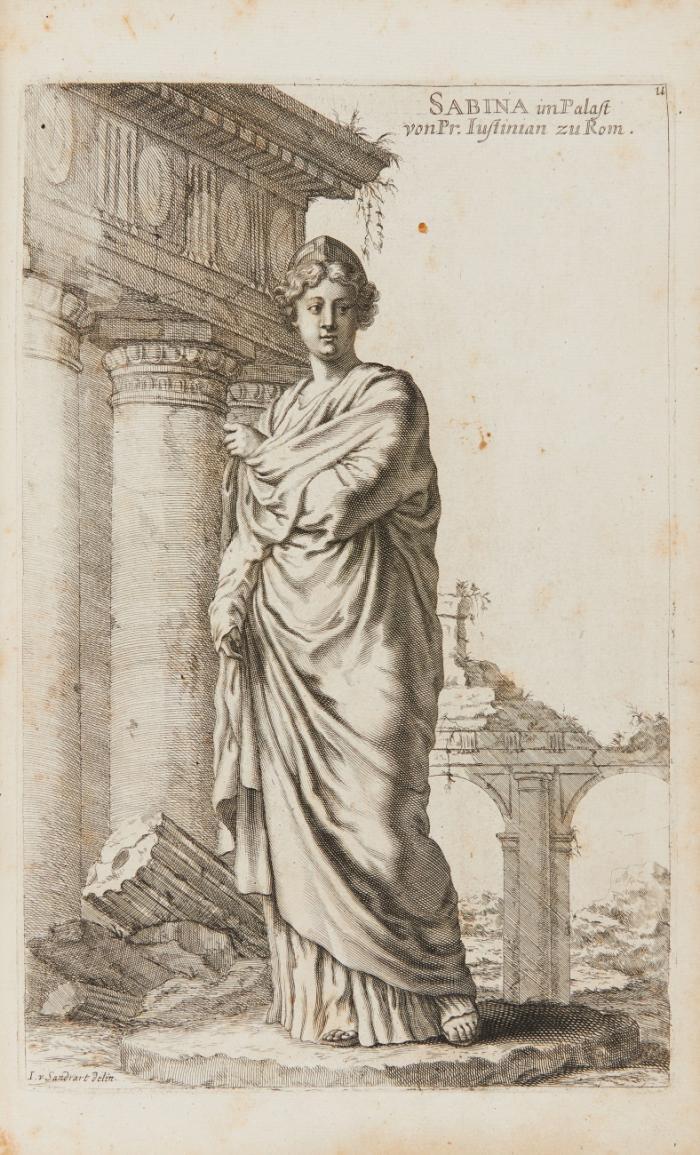 L'Academia Todesca della architectura, scultura & pittura: oder Teutsche Academie der edlen Bau-, Bild- und Mahlerey-Künste. [Bd. I] Teile I u. II (in 4 Kapiteln), sowie Supplement in 1 Bd. (v. 2 Bden. in 7 Kapiteln u. 2 Suppl.).