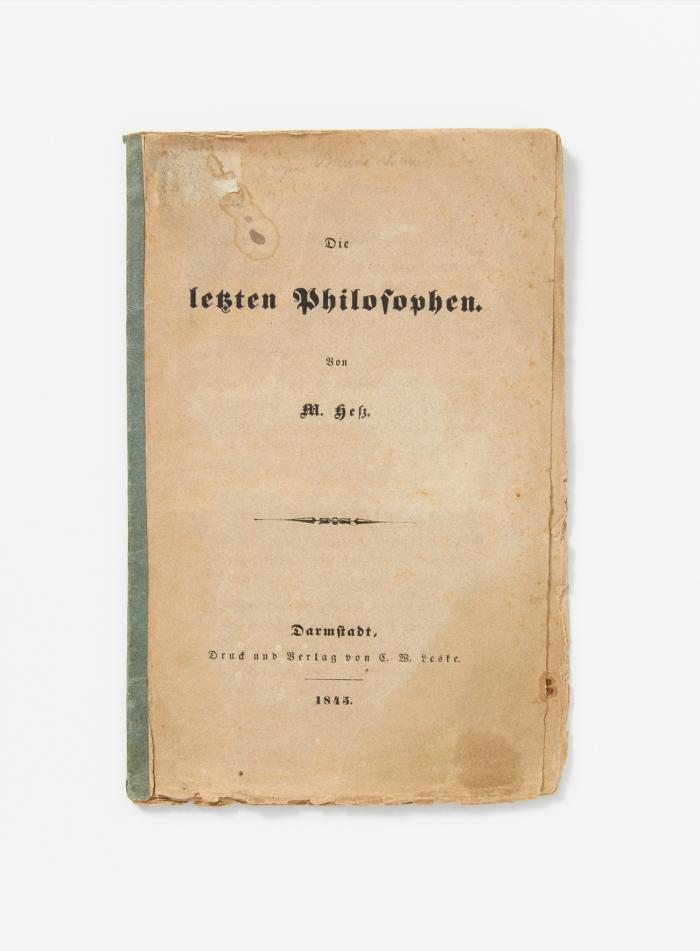 Die letzten Philosophen.