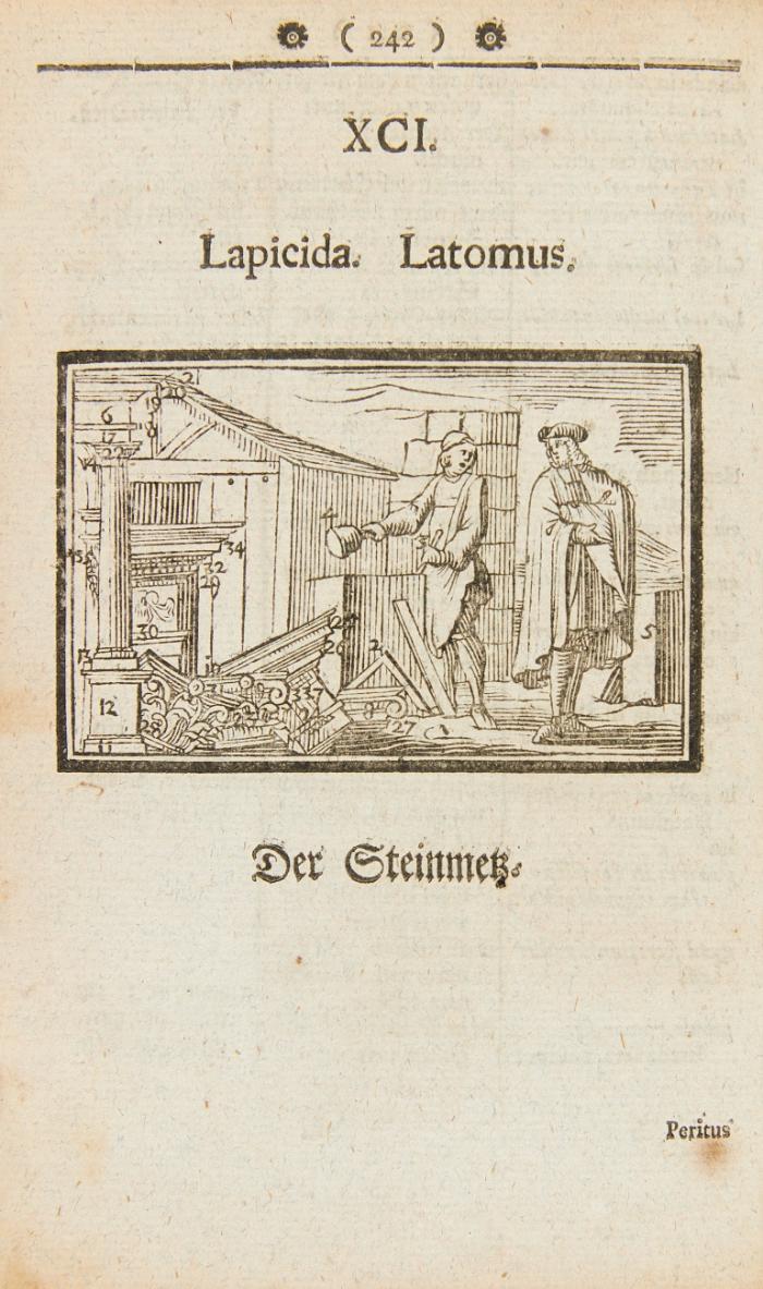 Orbis sensualium picti. Hoc est: Omnium principalium in mundo rerum, & in vita actionum, pictura & nomenclatura. 2 Bde.
