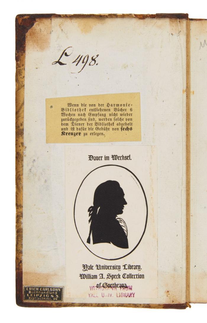 Ein Seitenstück zu Goethe's Wahlverwandtschaften. Romantisches Zeitgemälde. Nebst einem Anhange: Die Pagodenburg vom seligen Berliner E. T. A. Hoffmann.