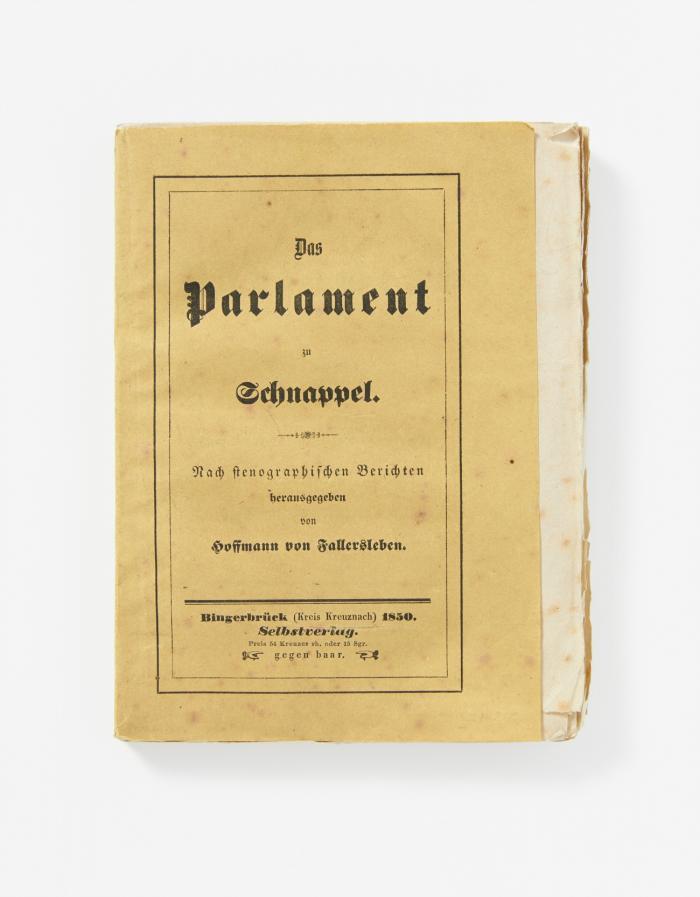 Das Parlament zu Schnappel.