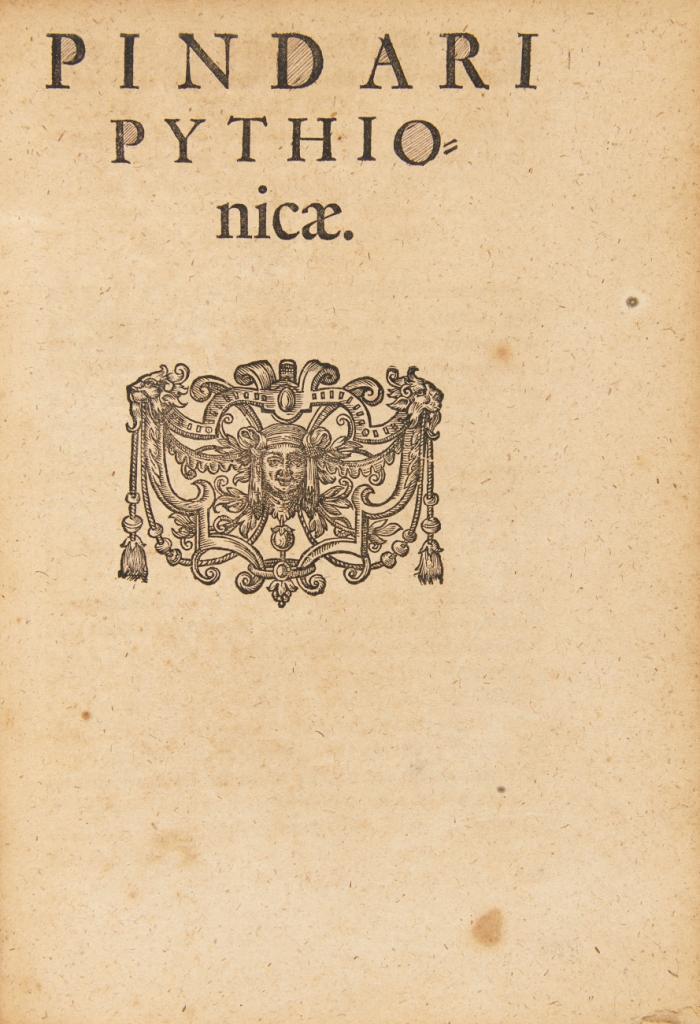 Opera Erasmi Schmidii delitiani/ Pindari lyricorum principis plus quam sexcentis in locis emaculati.