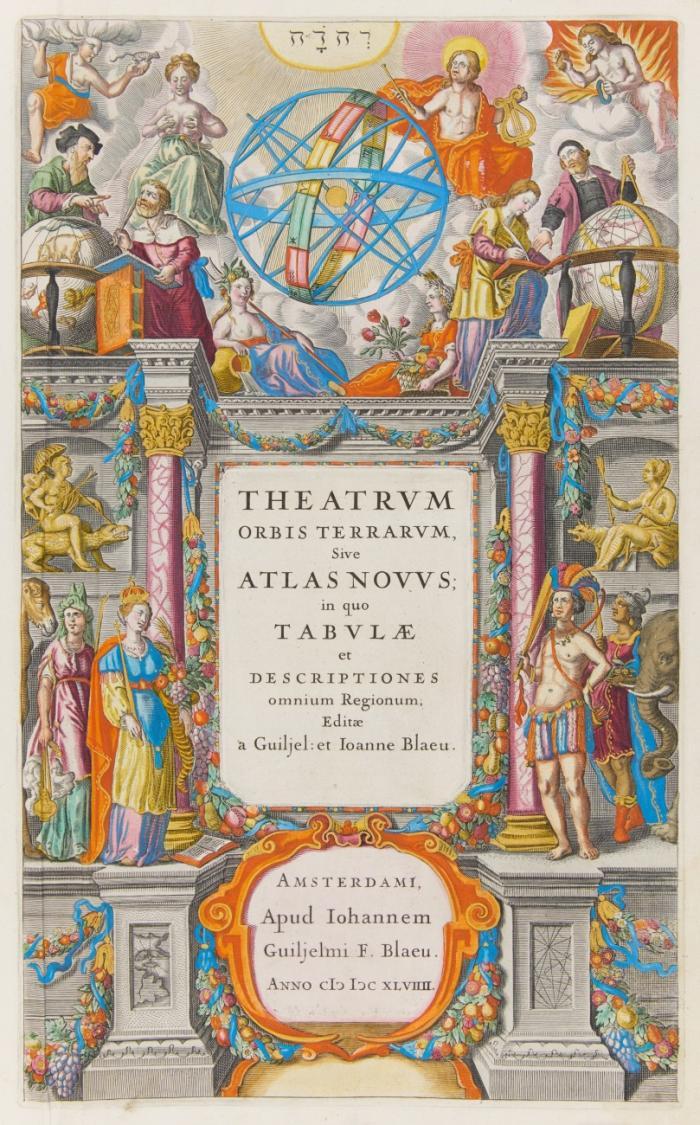 Theatrum orbis terrarum, sive atlas novus; in quo tabulae et descriptiones omnium regionum. [Pars prima / Partis primae pars altera]. 2 Tle in 1 Bd.