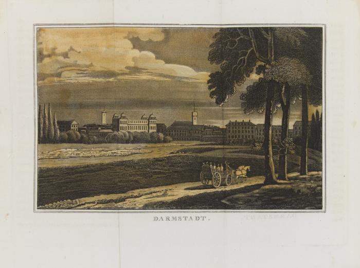 Voyage en Holland et dans le midi de l'Allemagne, sur les deux rives du Rhin dans l'été de 1806. Trad. de l'Anglais par Madame Keralio-Robert. 2 Bde.