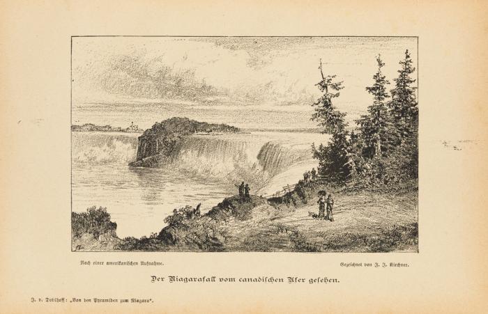 Von den Pyramiden zum Niagara. Eine Reise um die Erde. Tagebuchnotizen und Schilderungen aus Aegypten, Indien, China, Cochinchina, Japan und Nordamerika.