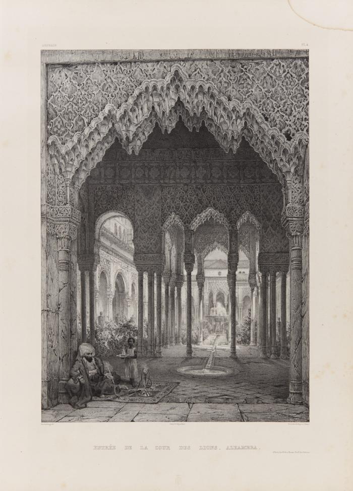Souvenirs de Grenade et de l'Alhambra. Lithographies exécutées d'après ses tableaux plans et dessins fait sur les lieux en 1832 et 1833.