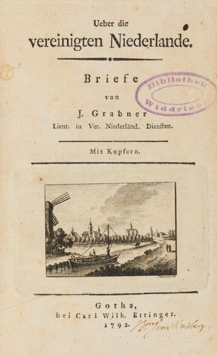 Ueber die vereinigten Niederlande. Briefe.