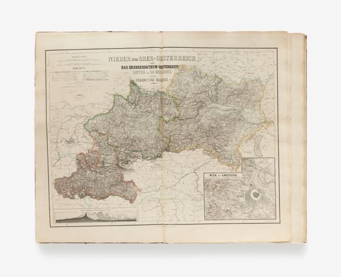 Handatlas der Erde und des Himmels. Ausgabe in 38 Karten für das Kaiserthum Österreich.