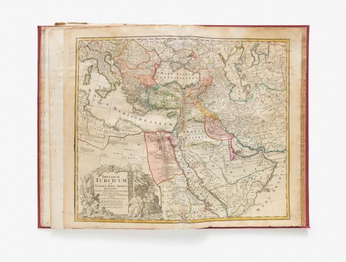 Atlas Europaeus. Sammelband von 10 Karten.