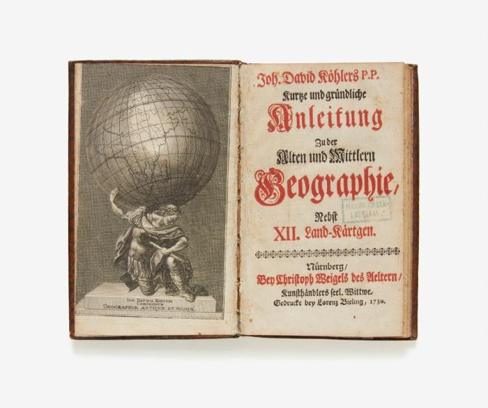 Kurtze und gründliche Anleitung  zu der alten und mittlern Geographie. 2 Tle. in 2 Bden.