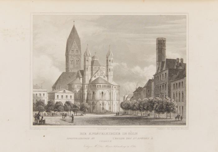 Köln und seine Umgebungen. XXII Stahlstiche nach Zeichungen von L. Lange, G. Osterwald u. B. Schwartz.