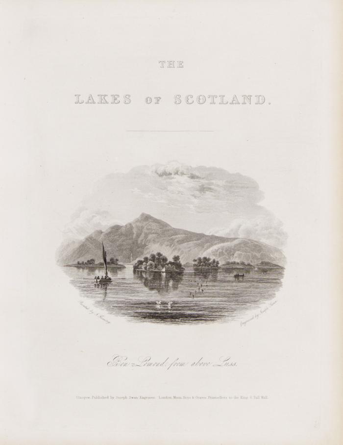 The lakes of Scotland: A series of views, from paintings taken expressly for the work.