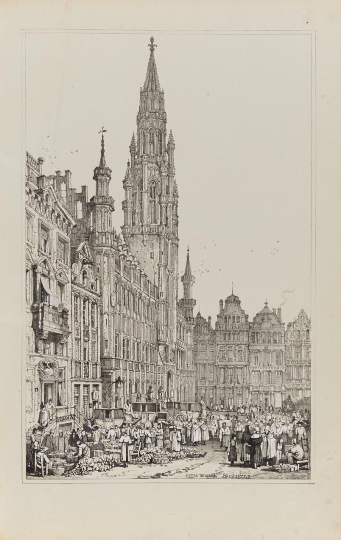 Facsimiles of sketches made in Flanders and Germany and drawn on stone.