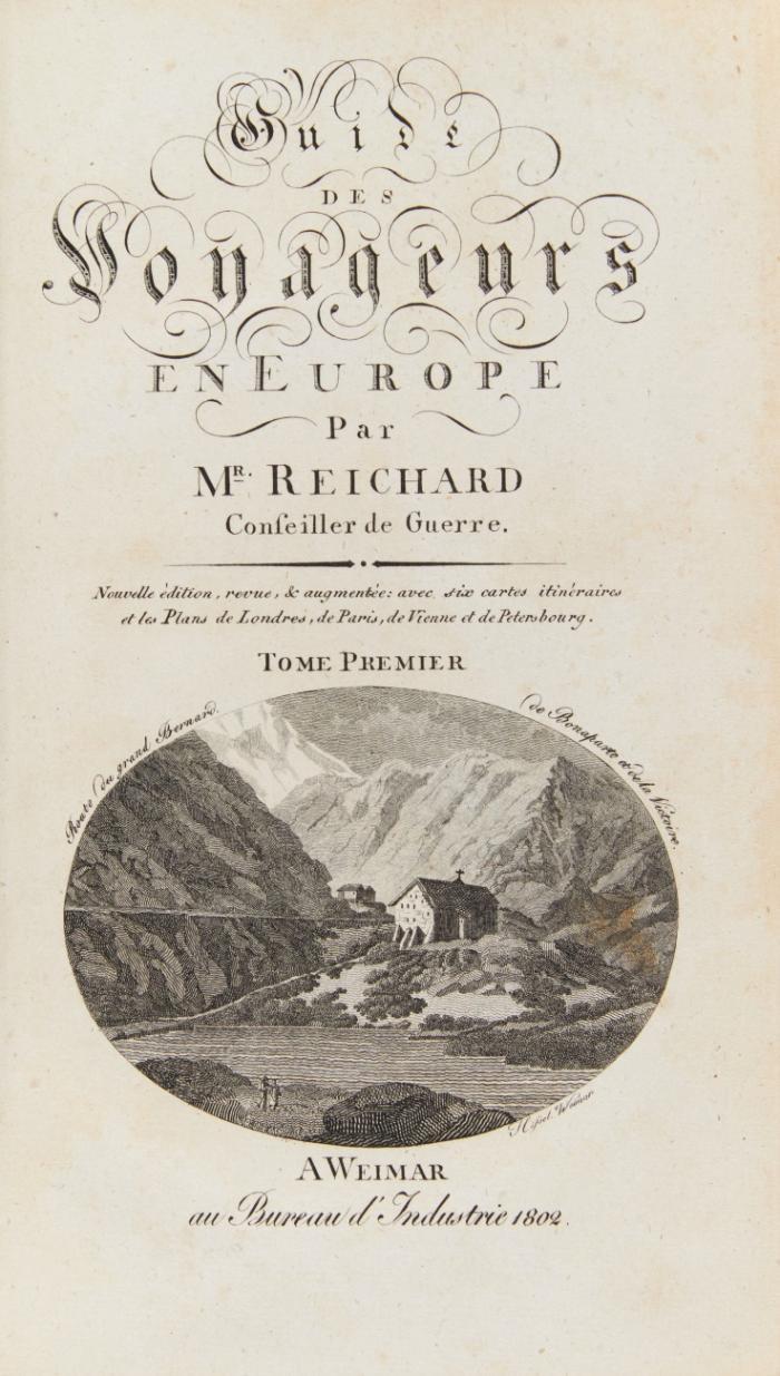 Guide de Voyageurs en Europe. Nouvelle édition, rev. & augm. 2 Bde.
