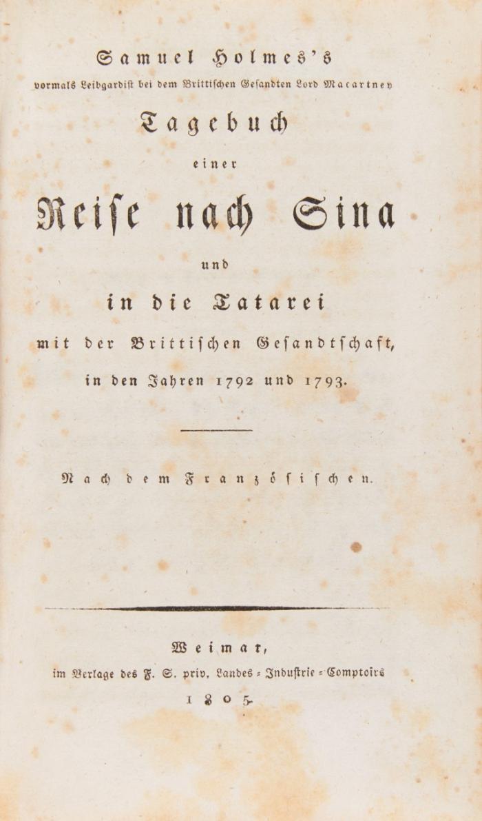 Bibliothek der neuesten und wichtigsten Reisebeschreibungen zur Erweiterung der Erdkunde nach einem schematischen Plane bearbeitet und in Verbindung mit einigen anderen Gelehrten gesammelt. Achtundzwanzigster Band.