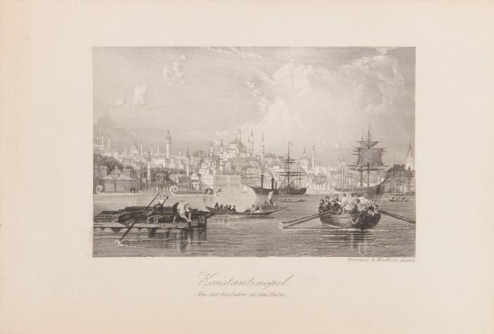 Constantinopel, der Bosporus und die Dardanellen. Nebst einem Ueberblick der neuesten Geschichte der Türkei. Mit 30 Stahlstichen nach Originalzeichnungen von Thomas Allom und einer Karte. Neue Ausgabe.