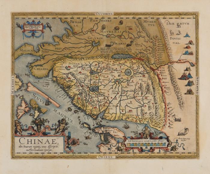China. Chinae, olim Sinarum regionis, nova descriptio, mit einerm Teil Japans und Südostasiens.