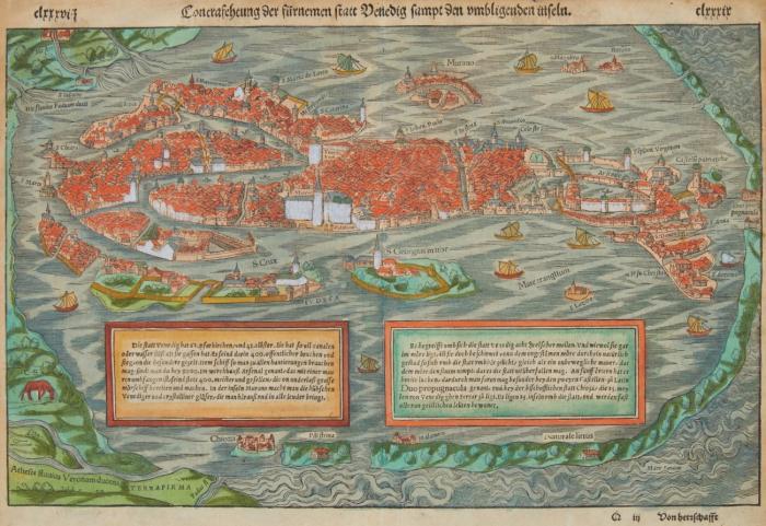 Venedig. – Contrafehtung der fürnemen statt Venedig samt den umbligenden inseln.