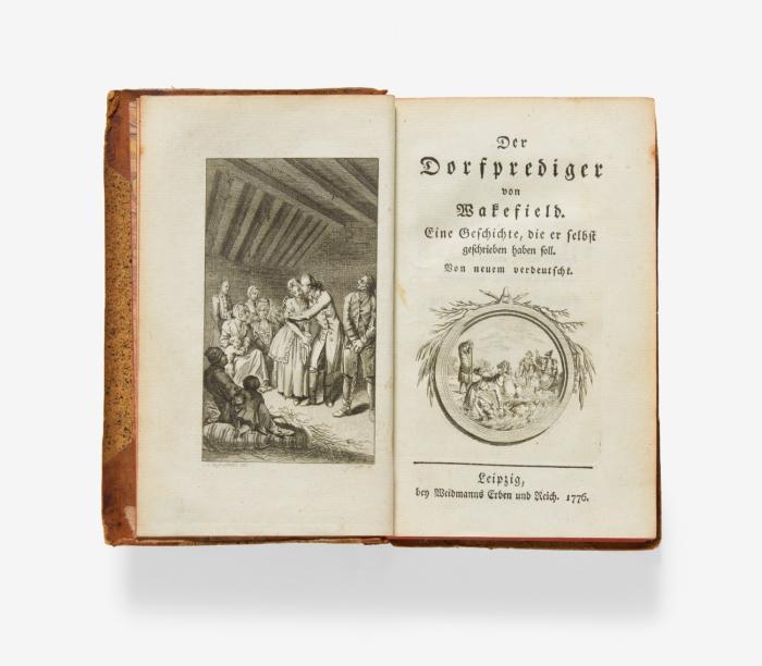 Der Dorfprediger von Wakefield. Eine Geschichte, die er selbst geschieben haben soll. Von neuem verdeutscht.