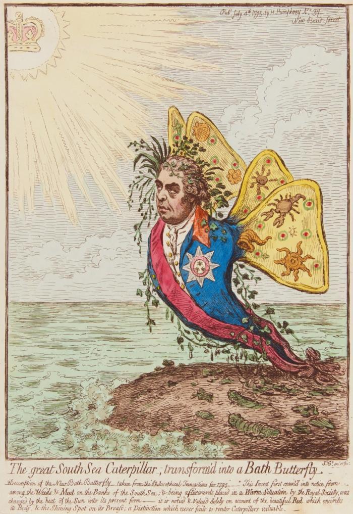 Karikaturen. – Gillray, James. Sammlung von 3 Blatt Karikaturen, 1792-1795.