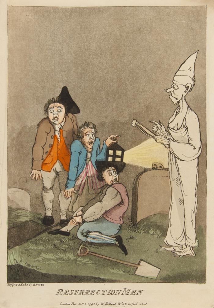 Karikaturen. – Newton, Richard (London 1777 - 1798). Ghosts and Fairies.