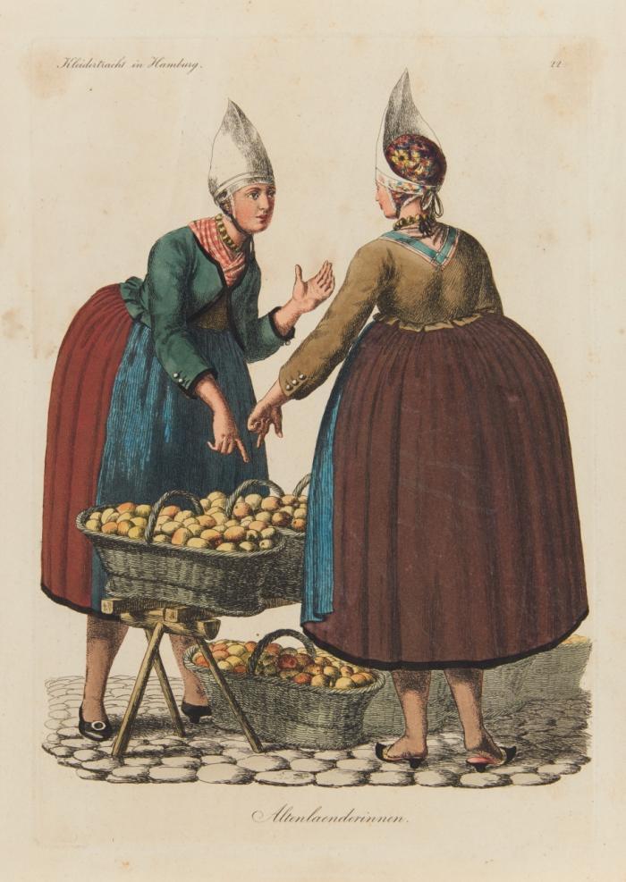 Kostüme. – Kostüm- und Berufsdarstellungen aus dem beginnenden 19. Jahrhundert.