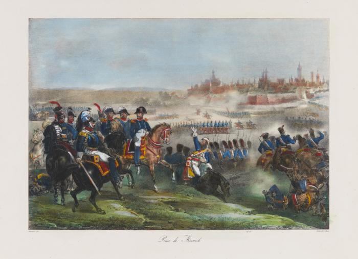Napoleon. – Prise de Munich / Bataille de Dresde / Entrée de Napoleon à Berlin.
