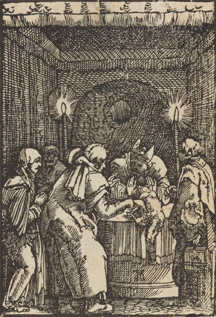 Das Opfer Joachims wird vom Priester zurückgewiesen.