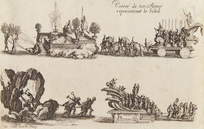 Entrée de son Altesse representant le Soleil.