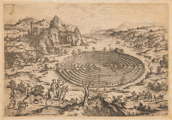 Das kretische Labyrinth.