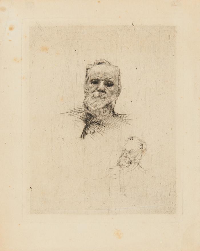 Victor Hugo, de face.