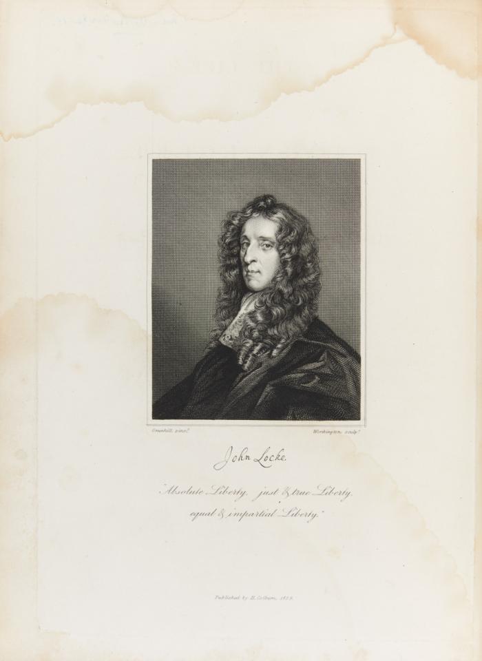 The Life of John Locke, with extracts from his correspondence, journals, and common-place books.