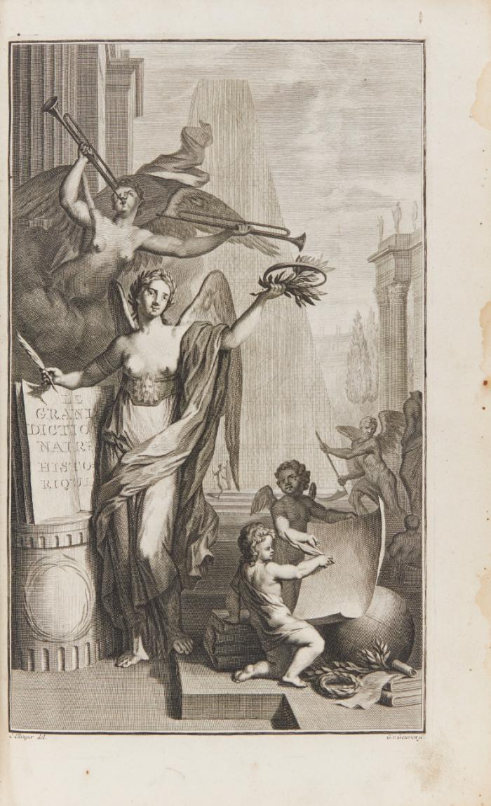 Le grand dictionaire historique, ou le mélange curieux de l'histoire sacre et profane. Neuvième edition. 4 Bde. in 2.