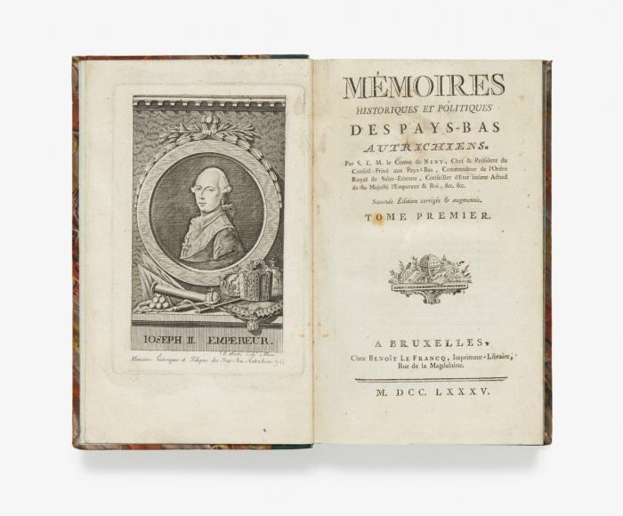 Mémoires historiques et politiques des Pays-Bas autrichiens, Seconde éd. corr. & augm. 2 Bde. in 1.