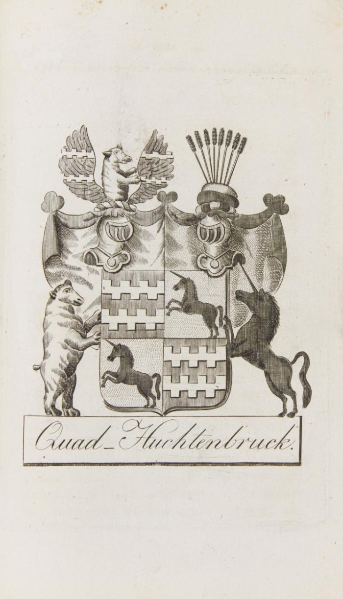 Der ritterbürtige landsctändische Adel des Großherzogtums Niederrhein, dargestell in Wapen und Abstammungen. 2 Bände.