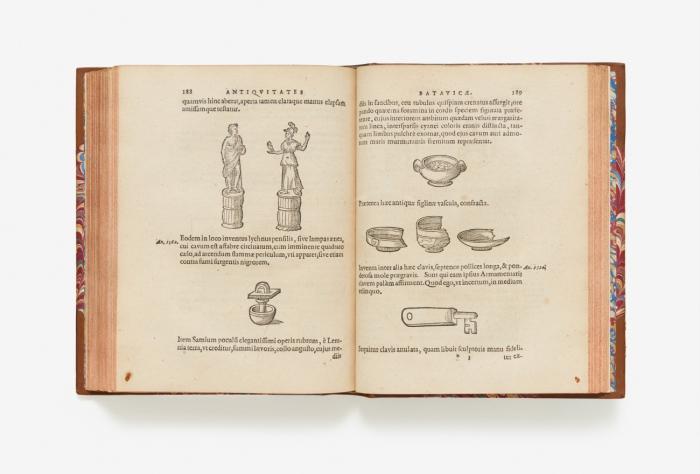 Batavia illustrata, seu de Batavorum insula, Hollandia, Zelandia, Frisia, territorio Traiectensi et Gelria ... 4 in 1 Bd.