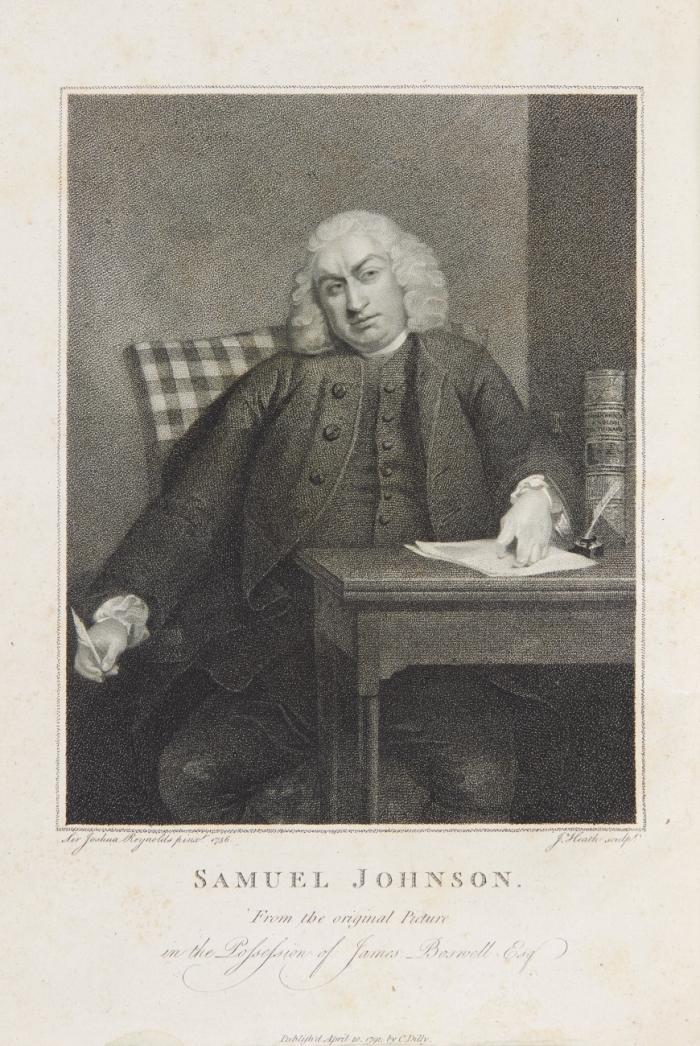 The Life of Samuel Johnson, LL.D. Comprehending an account of his studies and numerous works, in chronological order; a series of his epistolary correspondence and conversations with many eminent persons; and various pieces of his composition, never before published. 2 Bd.