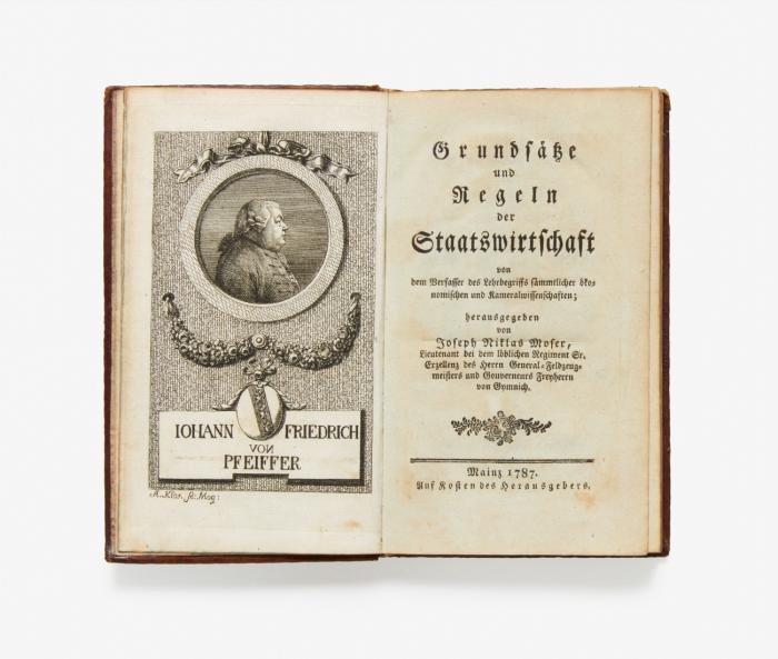 Grundsätze und Regeln der Staatswirtschaft. Hrsg. von Joseph Niklas Moser.