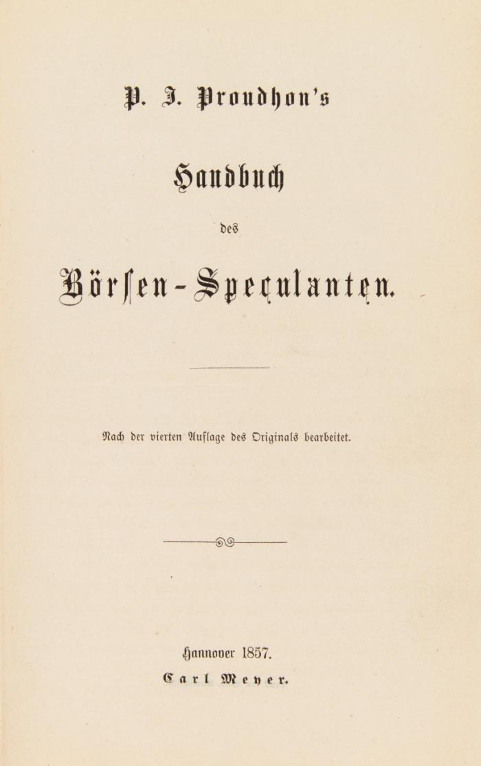 Handbuch des Börsen-Spekulanten. Nach der vierten auflage des Oroginals bearbeitet.