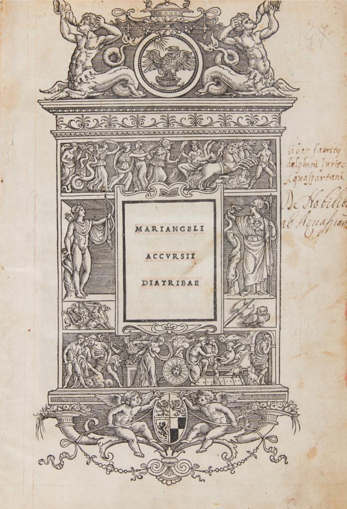 Mariangeli Accvrsi Diatribae.