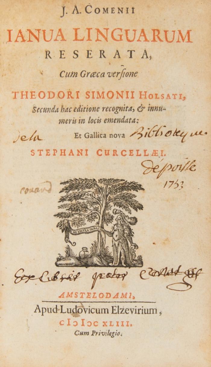 Ianua linguarum reserata.