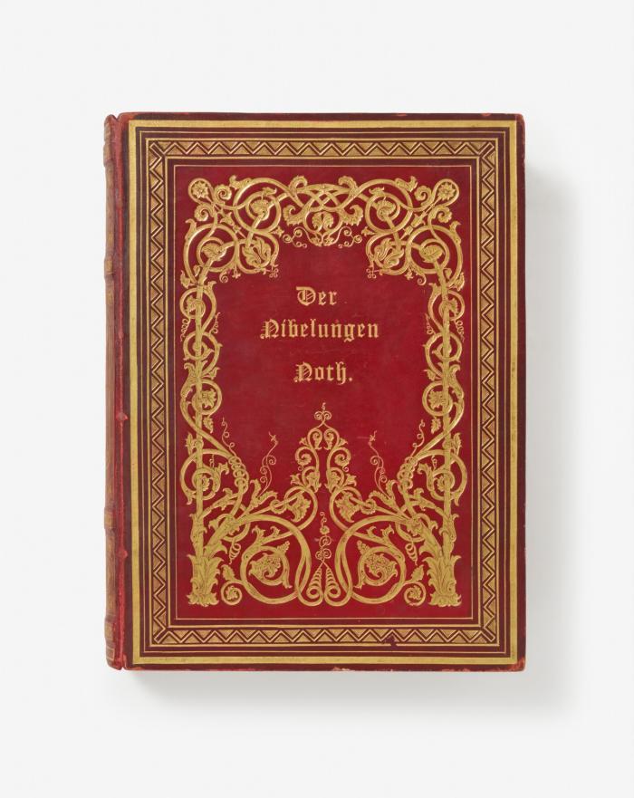 Der Nibelungen Noth illustrirt mit Holzschnitten nach Zeichnungen von Julius Schnorr von Carolsfeld und Eugen Neureuther. Die Bearbeitung des Textes von Gustav Pfizer.