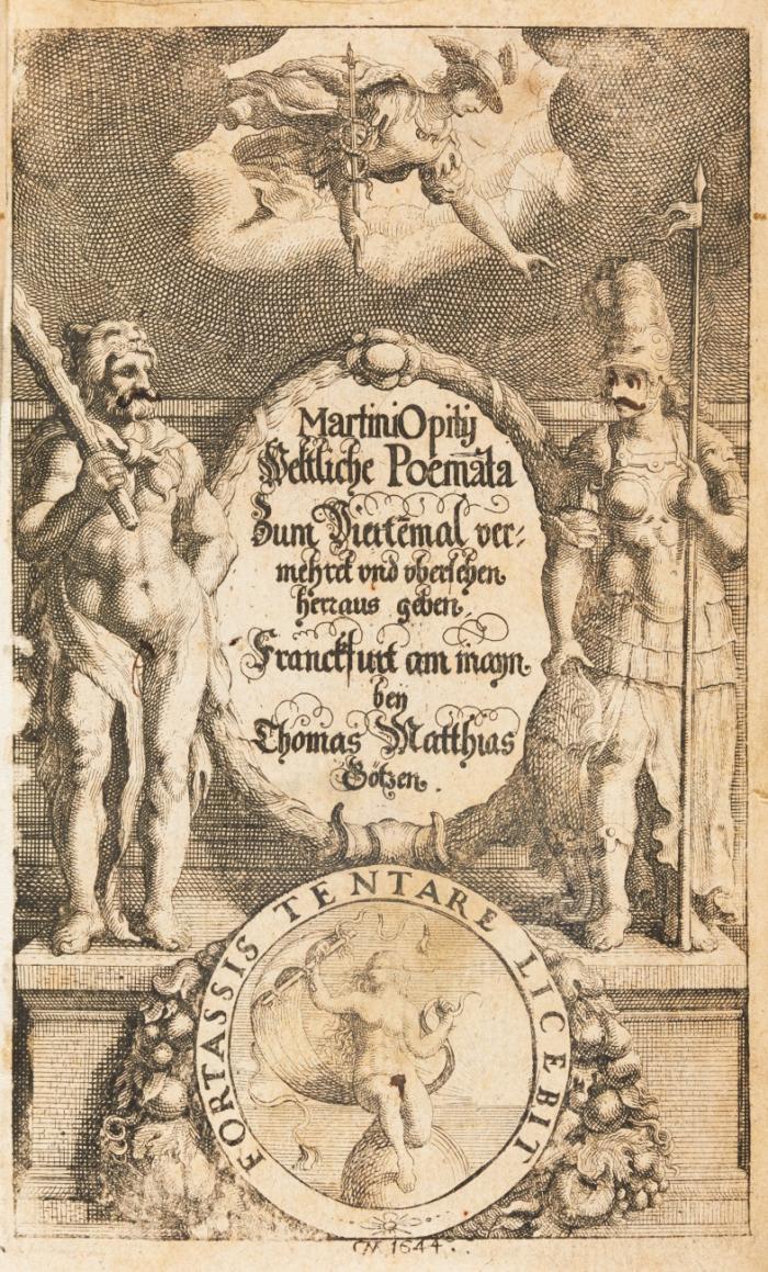 Sammelausgabe mit 3 Gedichtsammlungen. 1638-44.