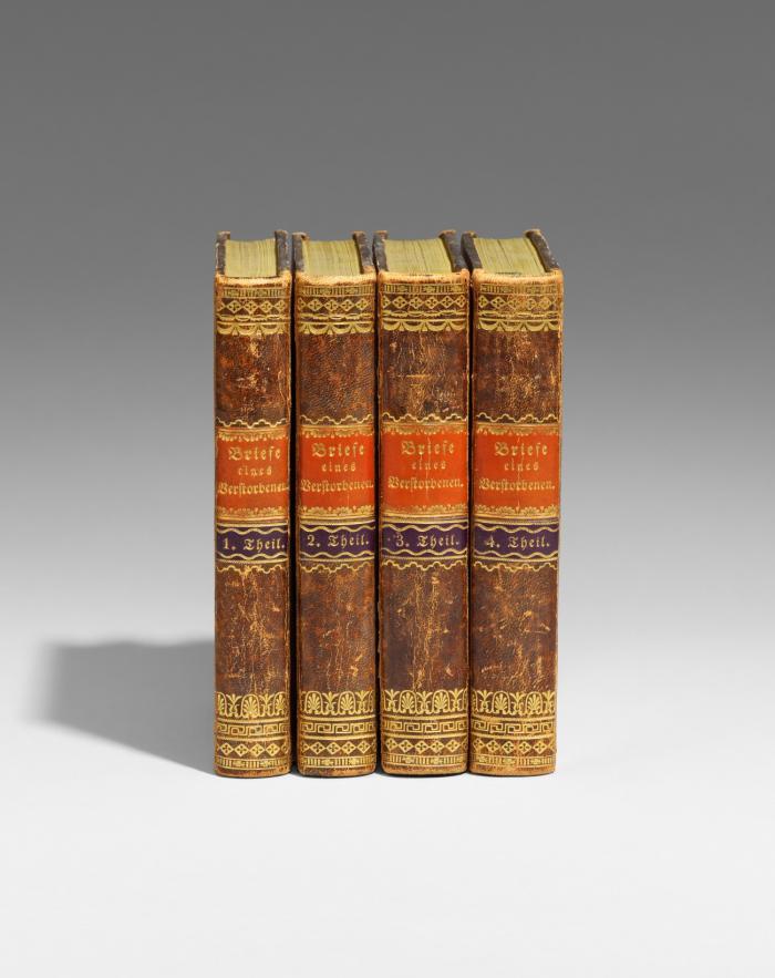 Briefe eines Verstorbenen. Ein fragmentarisches Tagebuch aus England, Wales, Irland und Frankreich, geschrieben in den Jahren 1828 und 1829. 4 Tle. in 4 Bden.